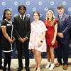Submitted | Franklin Advocate
Students (left to right) Peyton Bell, Xavien Felton, Ava Calcote and
Avery Sellersare pictured with State Senator Albert Butler, State
Senator Jason Barrett and State Representative Vince Mangold after the
legislative breakfast during the Cooperative Leaders Workshop in
Jackson.